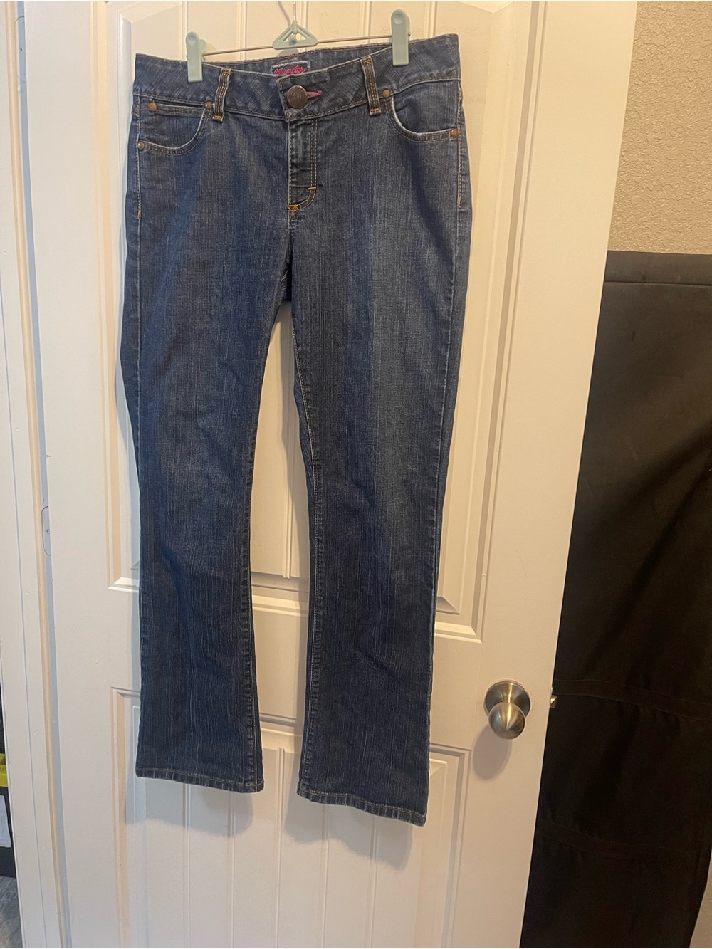 Wrangler Women's Boot Cut Jeans in Dark Blue Denim